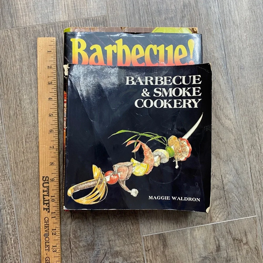 Vintage Cookbook Lot 4‎ Kraft Weekday Survival Barbecue Smoke Cookery House